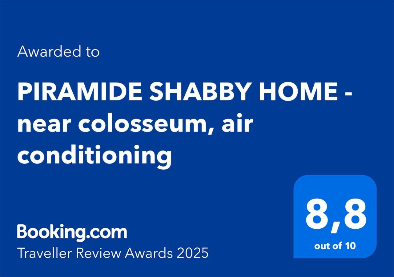 Piramide Shabby By Casa E Lode - Colosseum, Air Conditioning Rom Exterior foto